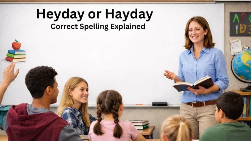 Heyday or Hayday? Correct Spelling Explained