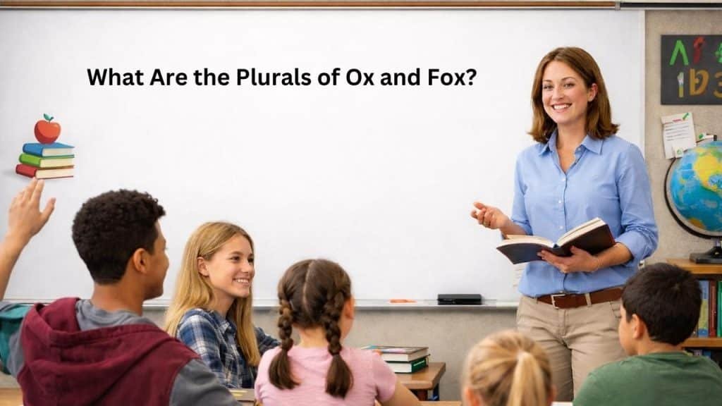 What Are the Plurals of Ox and Fox?