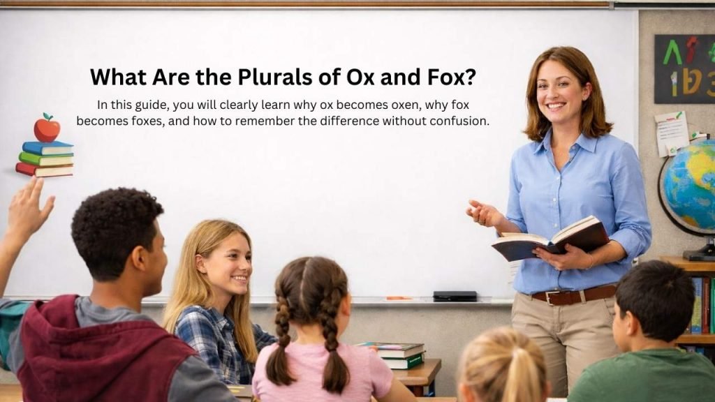 What Are the Plurals of Ox and Fox? Why “Ox” Breaks the Rule