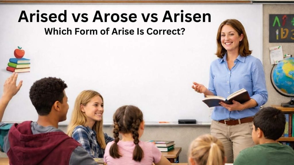 Arised vs Arose
