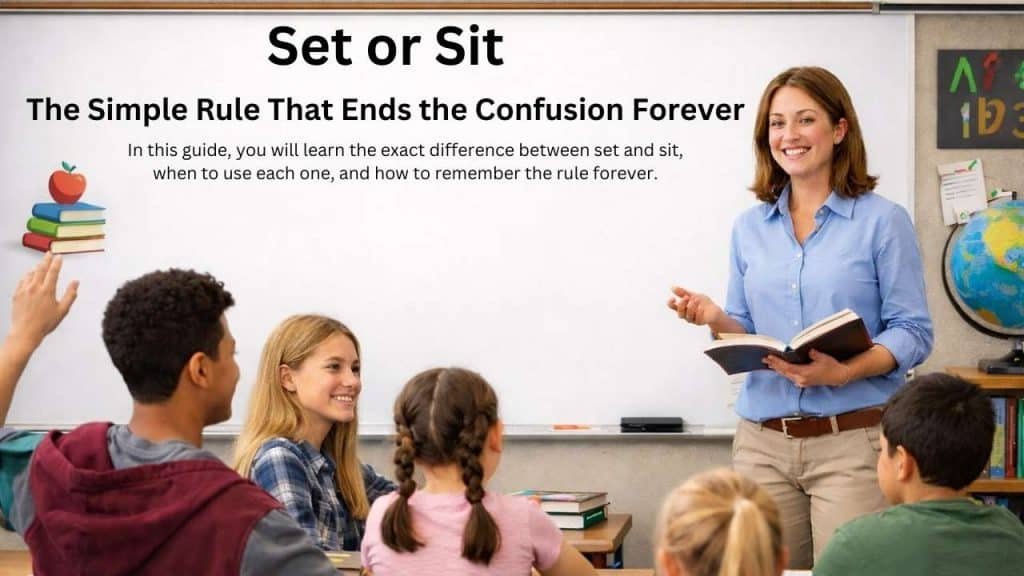 Set or Sit: The Simple Rule That Ends the Confusion Forever