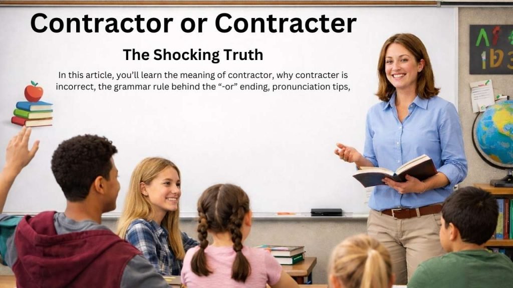 Contractor vs Contracter – Clear Comparison