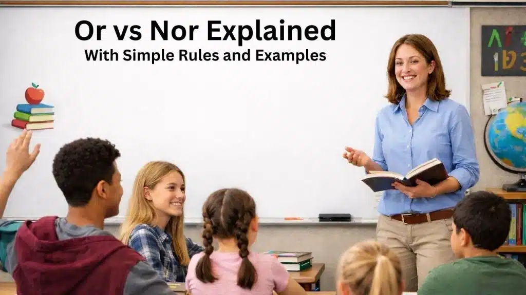 Or vs Nor Explained With Simple Rules and Examples