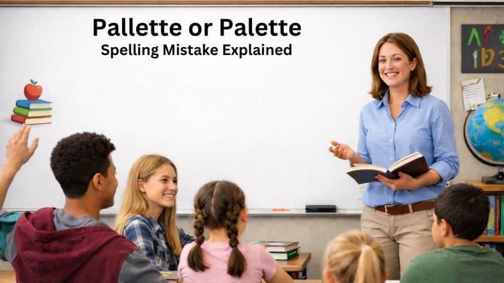Is it Pallette or Palette Spelling Mistake Explained