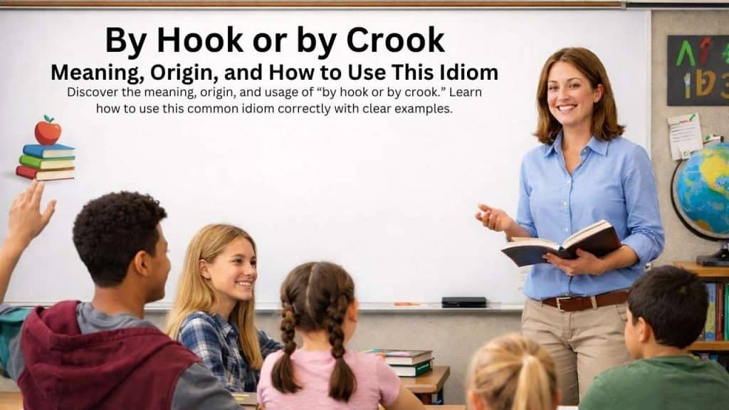 How to Pronounce "By Hook or by Crook"