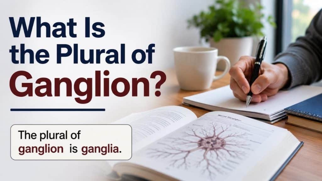What Is the Plural of Ganglion?