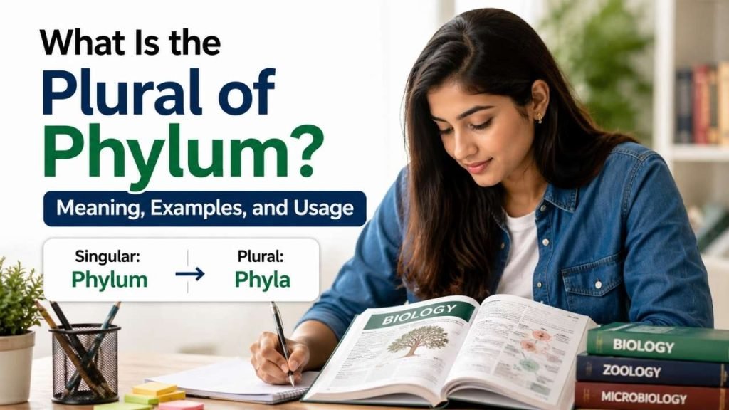 Many people get confused about the plural of phylum because it does not follow a regular English grammar rule
