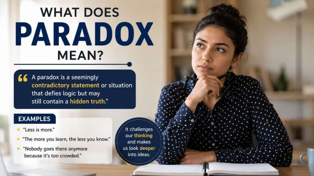 What Does “Paradox” Mean?