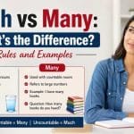 Many English learners confuse much vs many because both words talk about quantity.