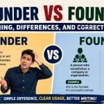 Many English learners confuse flounder vs founder because these words look and sound alike
