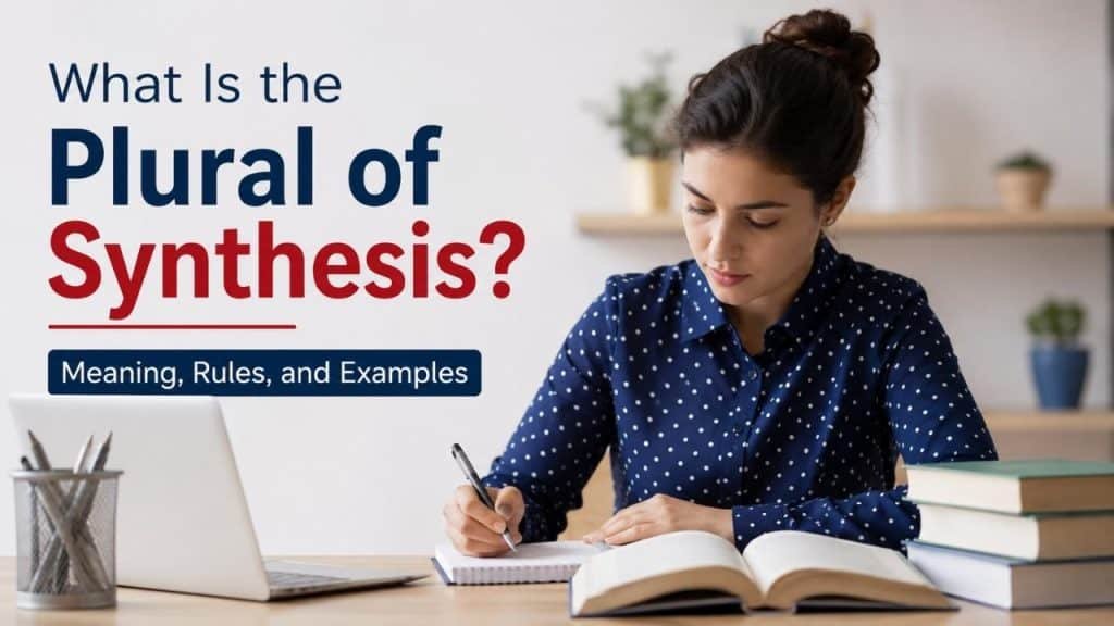Many people search for the plural of synthesis because the word does not follow the regular English plural rule.