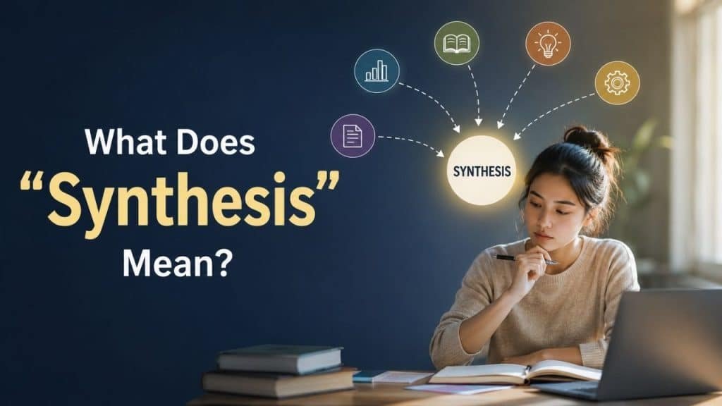 What Does “Synthesis” Mean?