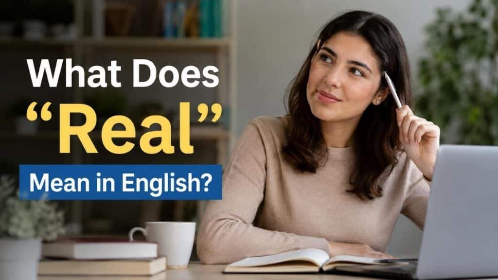 What Does “Real” Mean in English?