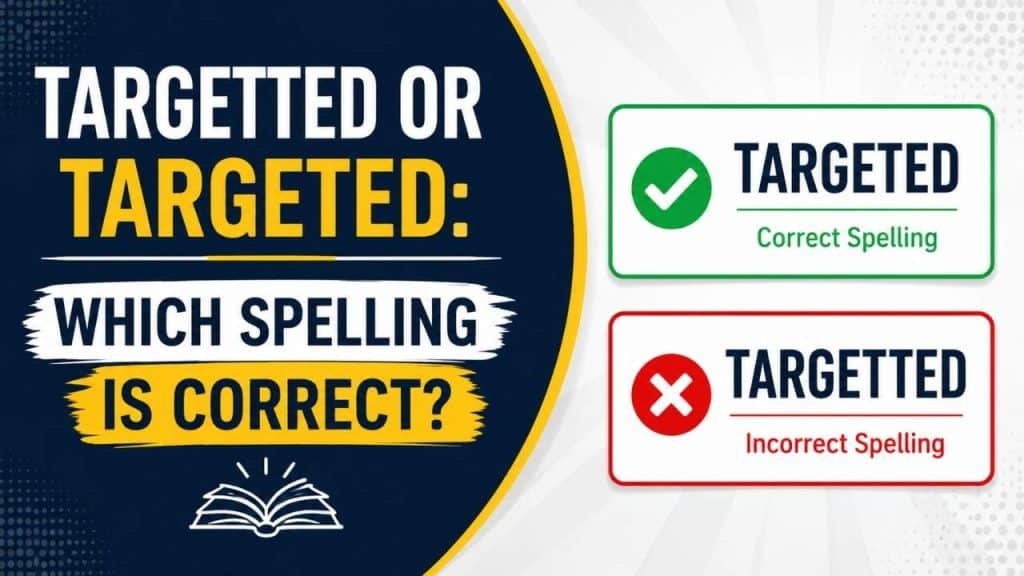 Many writers stop and wonder whether they should use targetted or targeted in their writing.