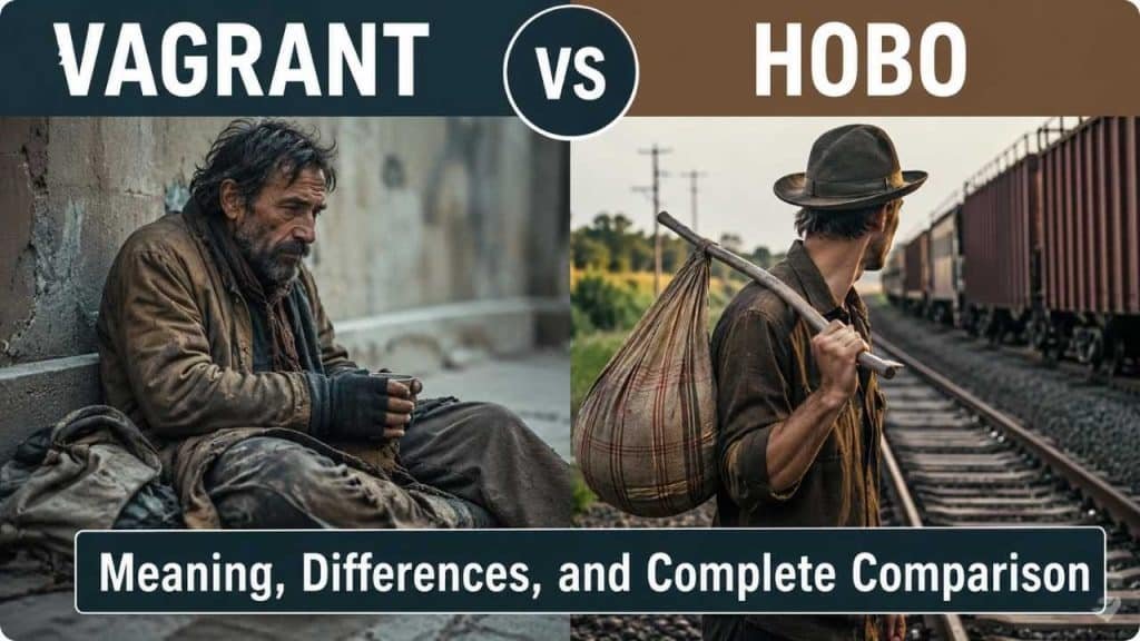 Many people search for vagrant vs hobo because these two words often look similar, but they are not the same.
