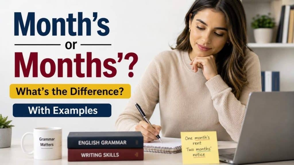 In this complete grammar guide, you'll learn the difference between month's and months',