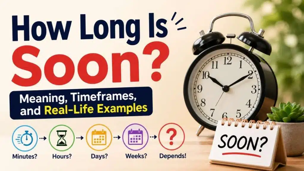 How Long Is Soon