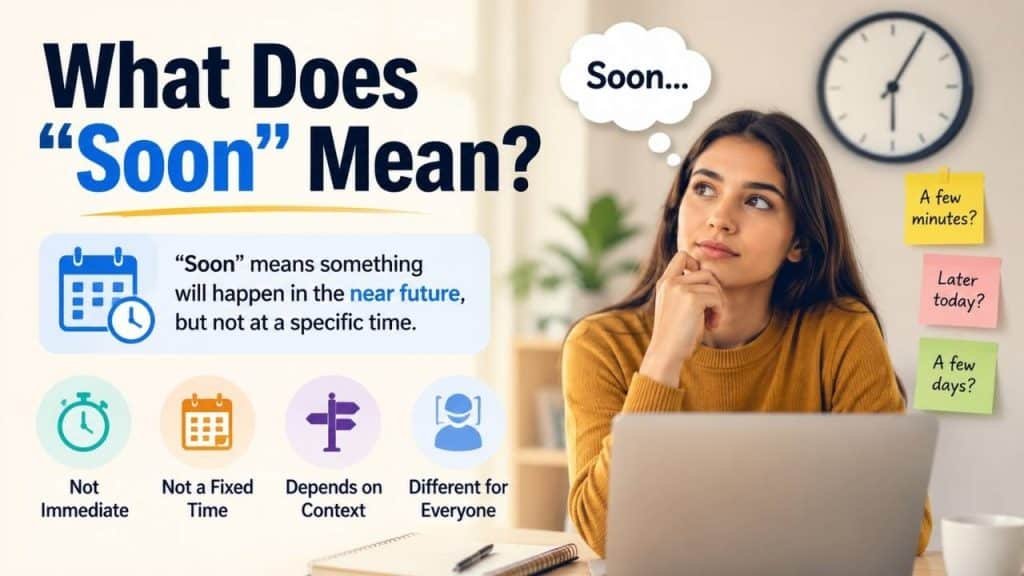 What Does "Soon" Mean?