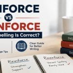 Have you ever wondered whether reinforce vs reenforce is the correct spelling?