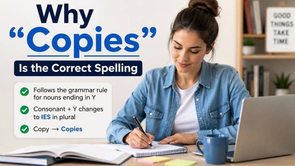 Why "Copies" Is the Correct Spelling