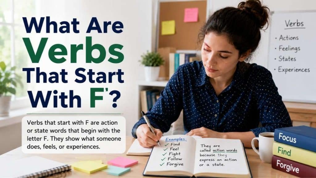What Are Verbs That Start With F?