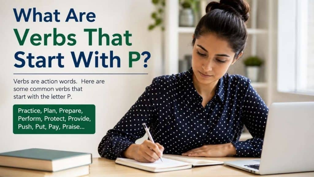 What Are Verbs That Start With P?