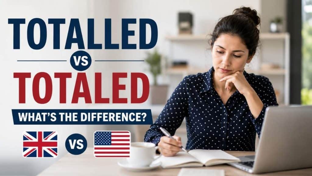 Totalled vs Totaled: What's the Difference?