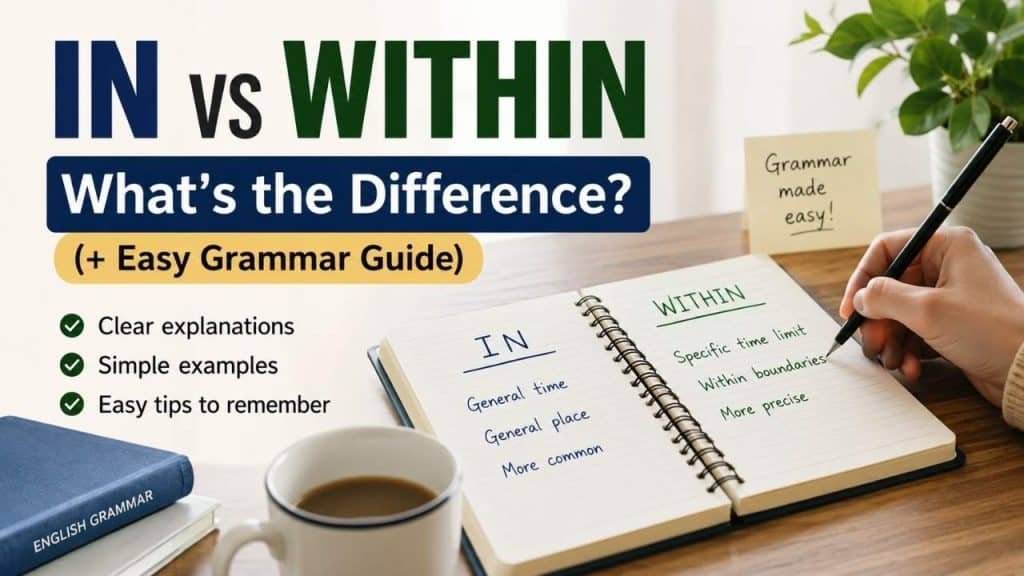 In vs Within: The Main Difference