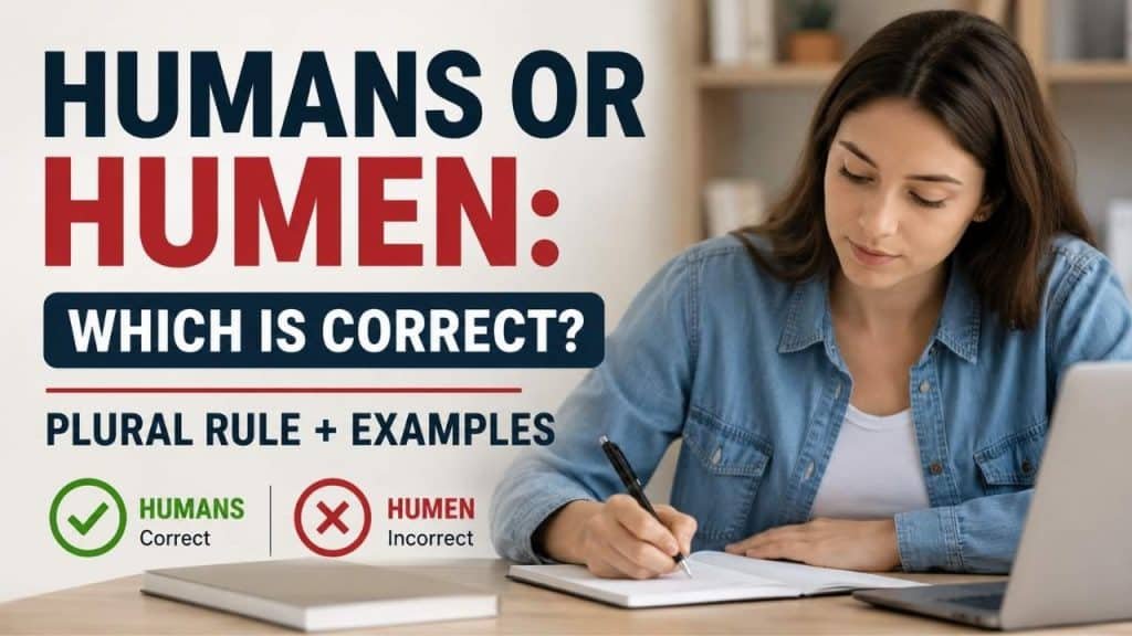 Humans or Humen: Which One Is Correct?