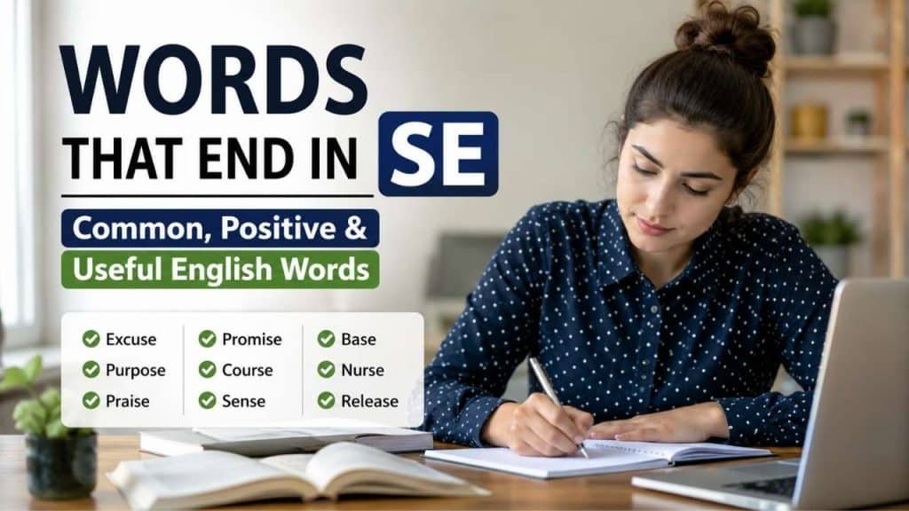 Whether you're expanding your English vocabulary, improving your writing, or searching for words that end in SE for a word game, having a well-organized list can save time and boost your confidence.