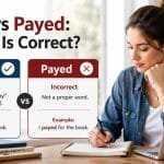 Many English learners and even native speakers search for the difference between paid vs payed because both words appear in dictionaries, yet only one is correct in most situations.